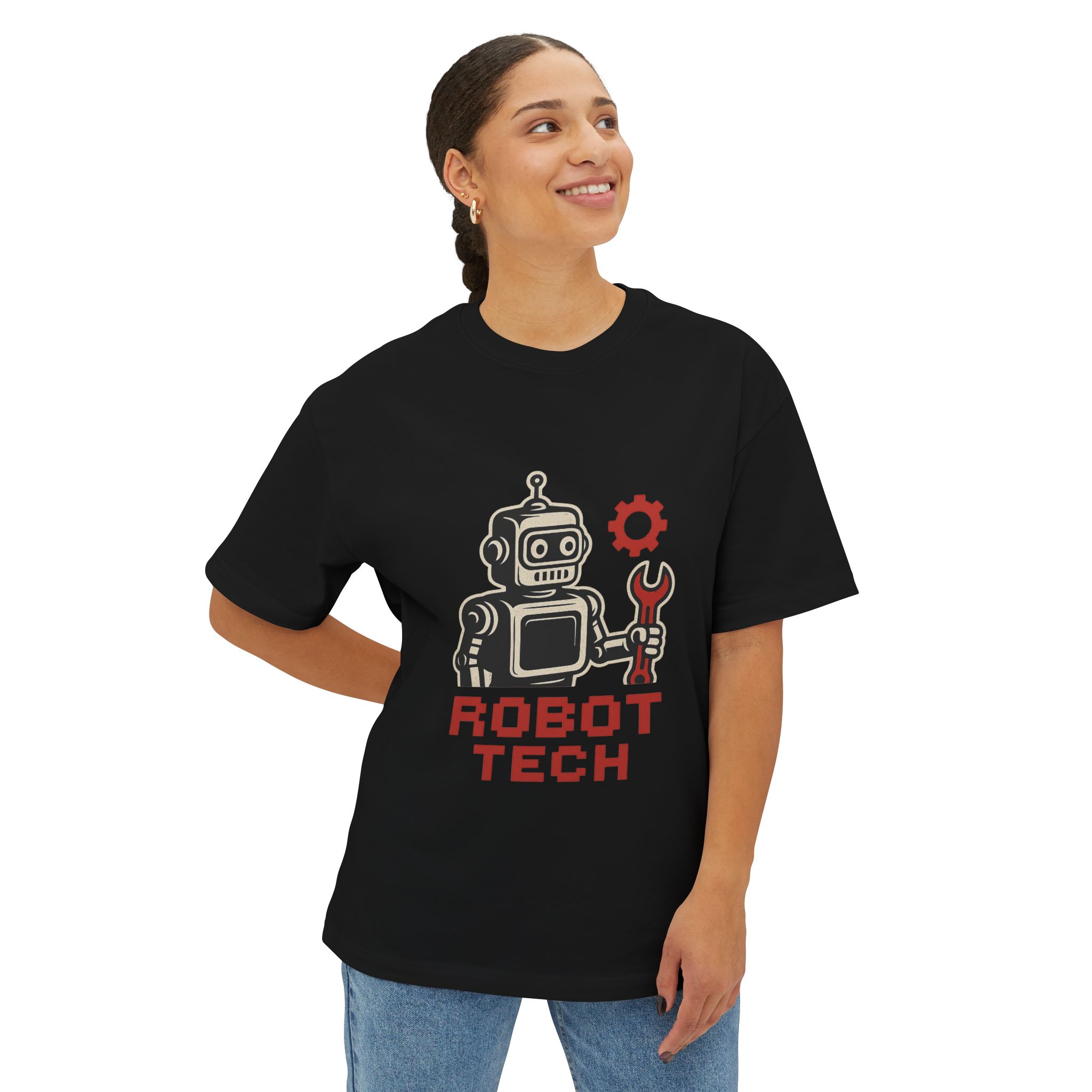 Robot Tech Gear and Wrench Shirt